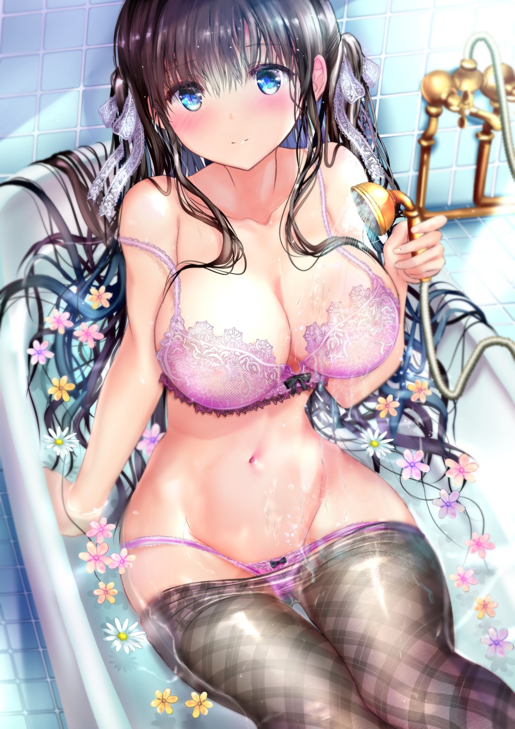 Ogata Tei Areola Bathing Bra Lingerie Pantsu Panty Pull Pantyhose See